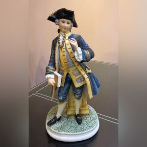 Vintage “Town Crier” Colonist Figurine – Andrea by Sadek